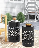 Whimsical Garden Table: Hand-Painted, Versatile, Rust-Resistant