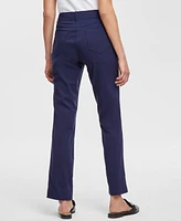 Jm Collection Women's Slim-Leg Curvy-Fit Pants, Regular & Short Lengths, Created for Macy's