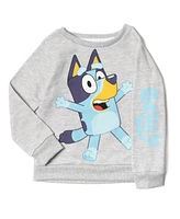 Bluey Toddler Boys Sweatshirt and Fleece Pants Set