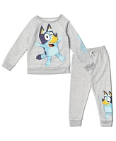 Bluey Toddler Boys Sweatshirt and Fleece Pants Set