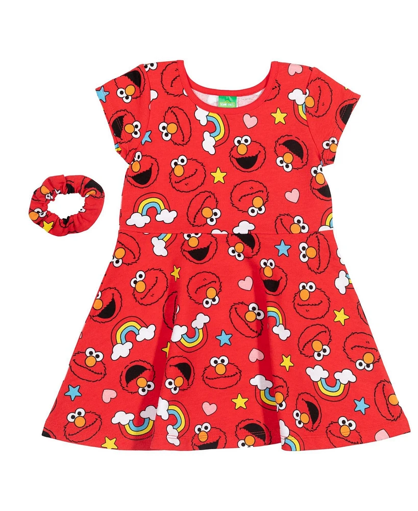 Sesame Street Girls Dress and Scrunchie