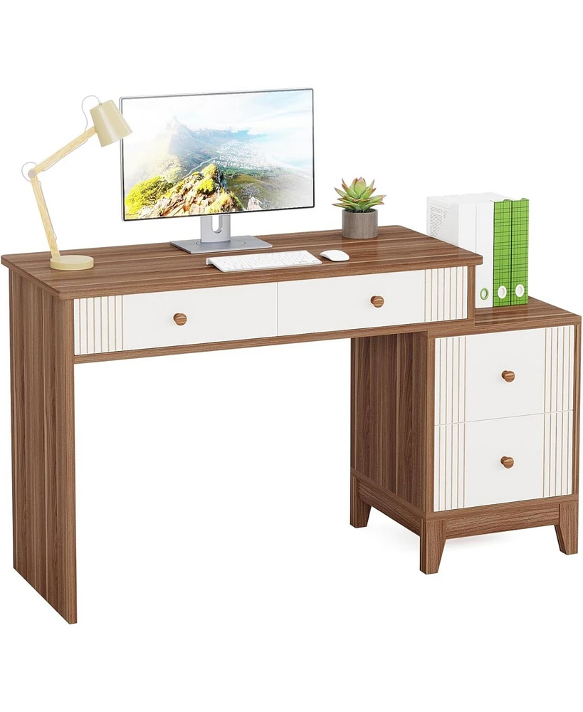 Tribesigns Computer Desk with 4 Drawers, 51