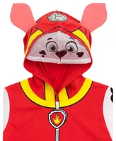 Paw Patrol Boys Chase Skye Rubble Marshall Cosplay T-Shirt and Bike Shorts French Terry Outfit Set to
