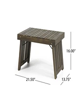 Foldable Acacia Wood Side Table: Durable, Stylish, Space-Saving