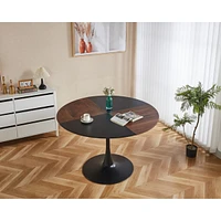 47.2INCH Tulip Round Dining Table, Office Table, Coffee Table,120X120X74CM