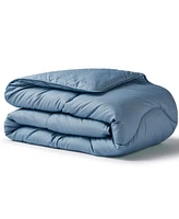Night Lark Coverless Linen Comforter, Queen