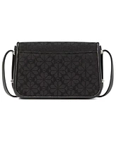 kate Spade new york Flower Jacquard Flap Crossbody