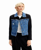 Desigual Women's Hybrid trucker jacket