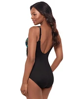 Miraclesuit Women's Flor De Mare Oceanus Tummy-Control One-Piece Swimsuit