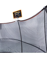 JumpKing 15' Trampoline with Basketball Hoop and Ball