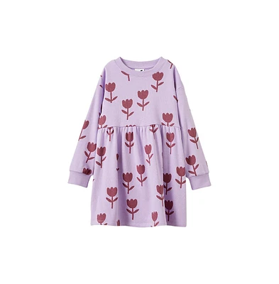 Cotton On Girls Little/Big Tessa Fleece Dress