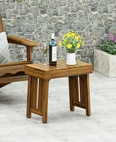 Acacia Wood Foldable Side Table: Durable, Stylish, And Space-Saving