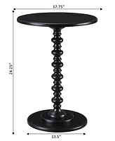 Convenience Concepts 17.75" Medium-Density Fiberboard Palm Beach Spindle Table