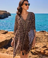 Miraclesuit Women's Topkapi Printed Caftan Cover-Up