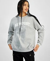 Hippie Rose Juniors' Varsity Fleece Sweatshirt