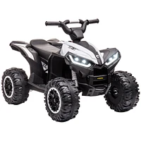 Streamdale Furniture 12V Kids Atv Quad Car with Forward & Backward Function, Four Wheeler for Kids with Wear-Resistant Wheels, Music, Electric Ride