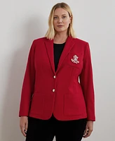 Lauren Ralph Plus Jacquard Blazer