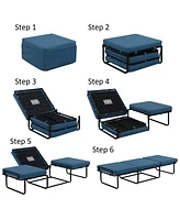 Designs4Comfort Folding Bed Ottoman Coffee Table