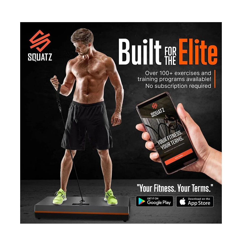 Squatz Compact Multifunctional Pluto Board Device for Full-Body Workouts