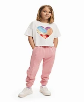Desigual Girls Girls's Heart stripe dress