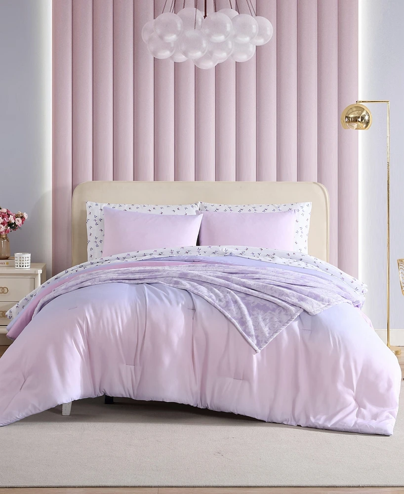 Betsey Johnson Ombre Reversible -Pc. Comforter Set