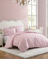 Betsey Johnson Ballet Bows Reversible 3-Pc. Duvet Cover Set