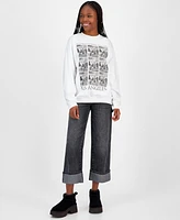 Grayson Threads, The Label Juniors' Los Angeles Photo Print Sweatshirt