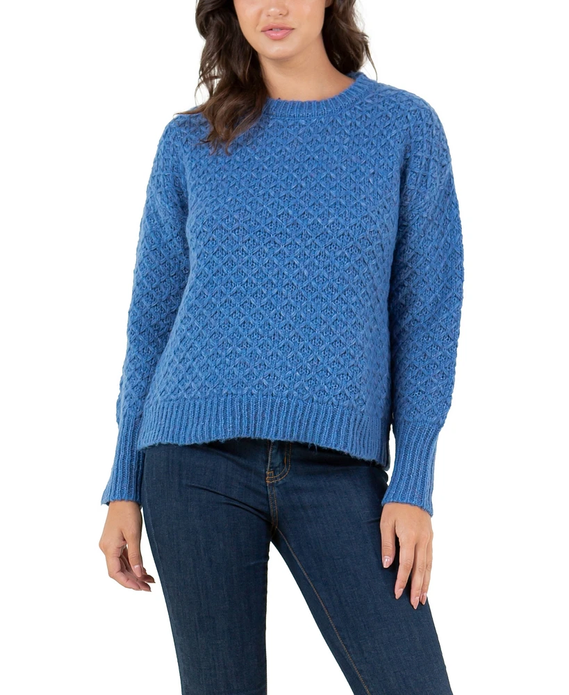 Fever Women's Honey Comb Stitch Sweater