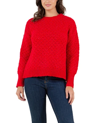 Fever Women's Honeycomb Stitch Sweater