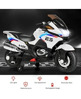 Sugift 12V Kids Ride On Motorcycle Electric Motor Bike