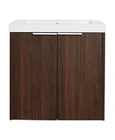 Eco-Friendly 60" Bathroom Vanity with Soft-Close Doors and Ample Storage