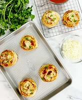 Usa Pan Non-Stick Aluminum 2 Piece Quarter Sheet Pan and Baking Rack Set