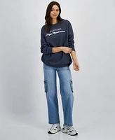 Rebellious One Juniors' High Maintenance Graphic Sweatshirt