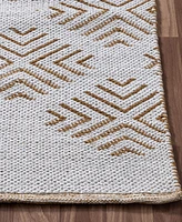 Lr Home Quincy Pom-600 2'x8' Runner Area Rug