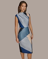 Donna Karan Women's Colorblocked Sheath Dress