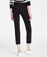 Jones New York Women's Stretch Twill Cropped Pull-On Pants