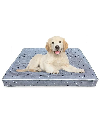 Paw & Decor Paws and Decor Orthopedic Dog Bed, Pet Bed to Support Dogs Joint Health, Paws and Dots Pattern