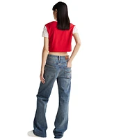 Tommy Jeans Women's Cropped Varsity T-Shirt