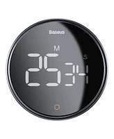 Baseus Large Display Digital Timer Kitchen Timer with Countdown Rotation, Lcd Digital Countdown Timer, Good Timing Helper for Home and Work Environmen