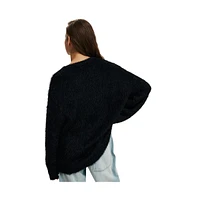 Cotton On Women's Faux Hair Rib Sweater