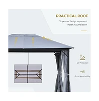 Slickblue Patio Gazebo for Outdoor Shade and Relaxation - Perfect for Backyard and Garden Spaces