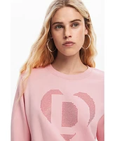 Desigual Women's heart sweatshirt