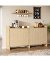 Tribesigns Sideboard Buffet Cabinet with Storage, 63