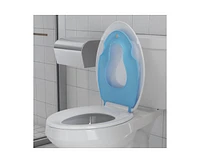 Gaomon Toilet Seat Elongated,Toilet Seat with Toddler Seat Built in, Potty Training Toilet Seat Elongated Fits Both Adult and Child, with Soft Close,