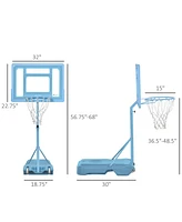 Simplie Fun Poolside Basketball Hoop Stand