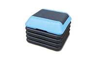 Slickblue Height-Adjustable Step Aerobics Platform for Effective Fitness Workouts and Training