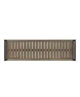 Streamdale Furniture Chic Acacia Wood Bench With Iron Legs: Style And Durability