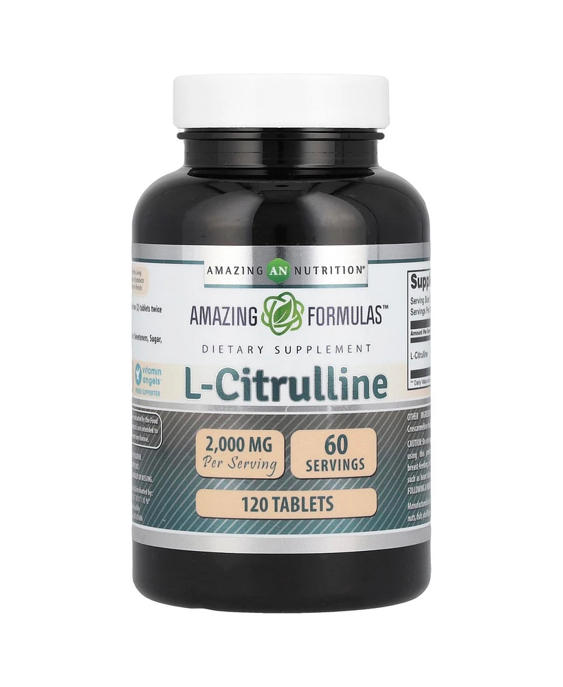 Amazing Nutrition L-Citrulline 2 000 mg 120 Tablets (1