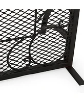 Simplie Fun Elegant Fireplace Screen: Protect Your Home With Style