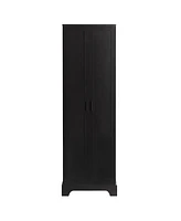 Storage Cabinet with Two Doors for Bathroom, Office, Adjustable Shelf, Mdf